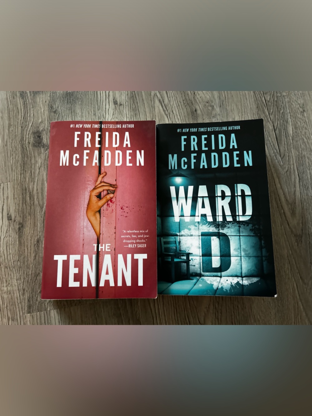 Freida McFadden Paperback Book Bundle - The Tenant and Ward D